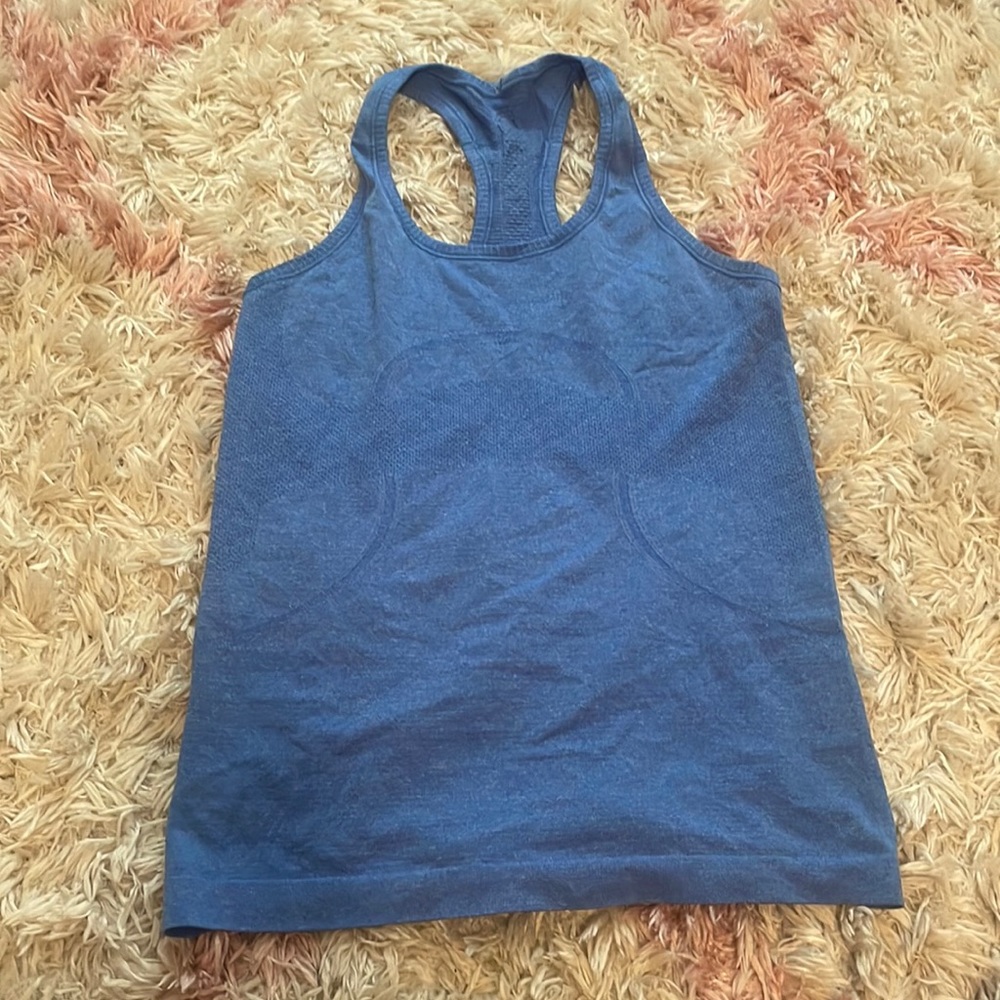 Blue perfect condition lululemon tank top!